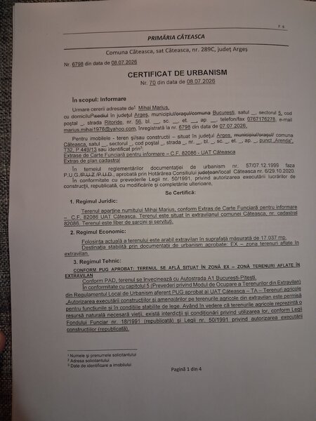 Pitesti, A1, Cateasca Arges,
